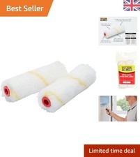 4-Inch Mini Paint Roller Set - 2 Pack for Effortless Emulsion Paint Application