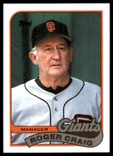 Roger Craig 1989 Topps #744 Giants MLB READ FREE SHIPPING AutographDen