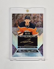 MINT #/25 GOLD INK RC AUTO 2020-21 Black Diamond Silver on Black Tyler Benson SP