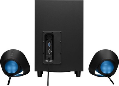Logitech G560 PC Gaming Lautsprecher mit DTS:X Ultra Surround Sound, Schwarz 