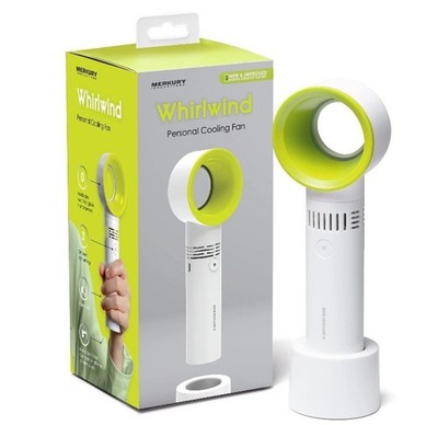 Merkury Innovations Mini Bladeless Cooling Fan for Travel