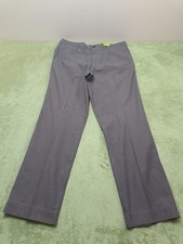 Banana Republic Straight Fit Charcoal Gray St Houndsth Men's Pants 36x32