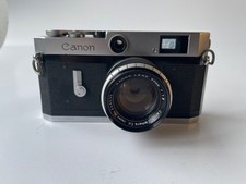 Canon P Rangefinder 35mm Film Camera + 50mm f/1.8 L39 Lens  READ DESCRIPTION