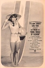 SALLY FIELD as Gidget - TV Show Ad - 1965  Image - 5 x 7 in Photo Print