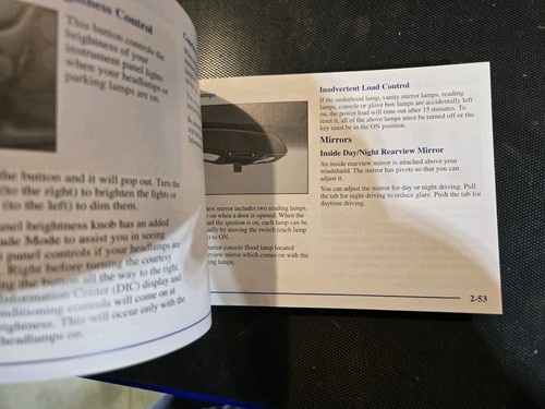 1998 Chevrolet CORVETTE Owners Manual OEM Original Used - Picture 3 of 4