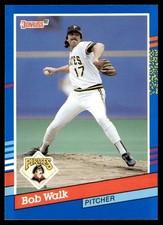 1991 Donruss Bob Walk Pittsburgh Pirates #157