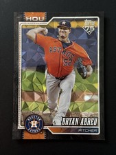 Bryan Abreu 2025 Topps Series 1 Black Diamante /10 Pirates #231