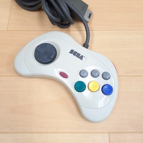 Sega Saturn Console Japan White bundle with 2 Controllers & 5 Games DAYTONNA USA