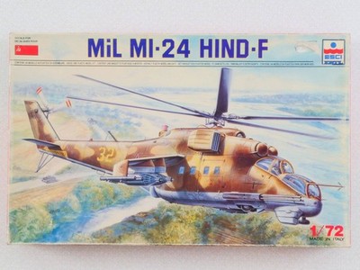 ESCI 9067 MiL Mi-24 HIND-F Helicopter KIT 1:72 ungebaut! OVP 1705-24-87