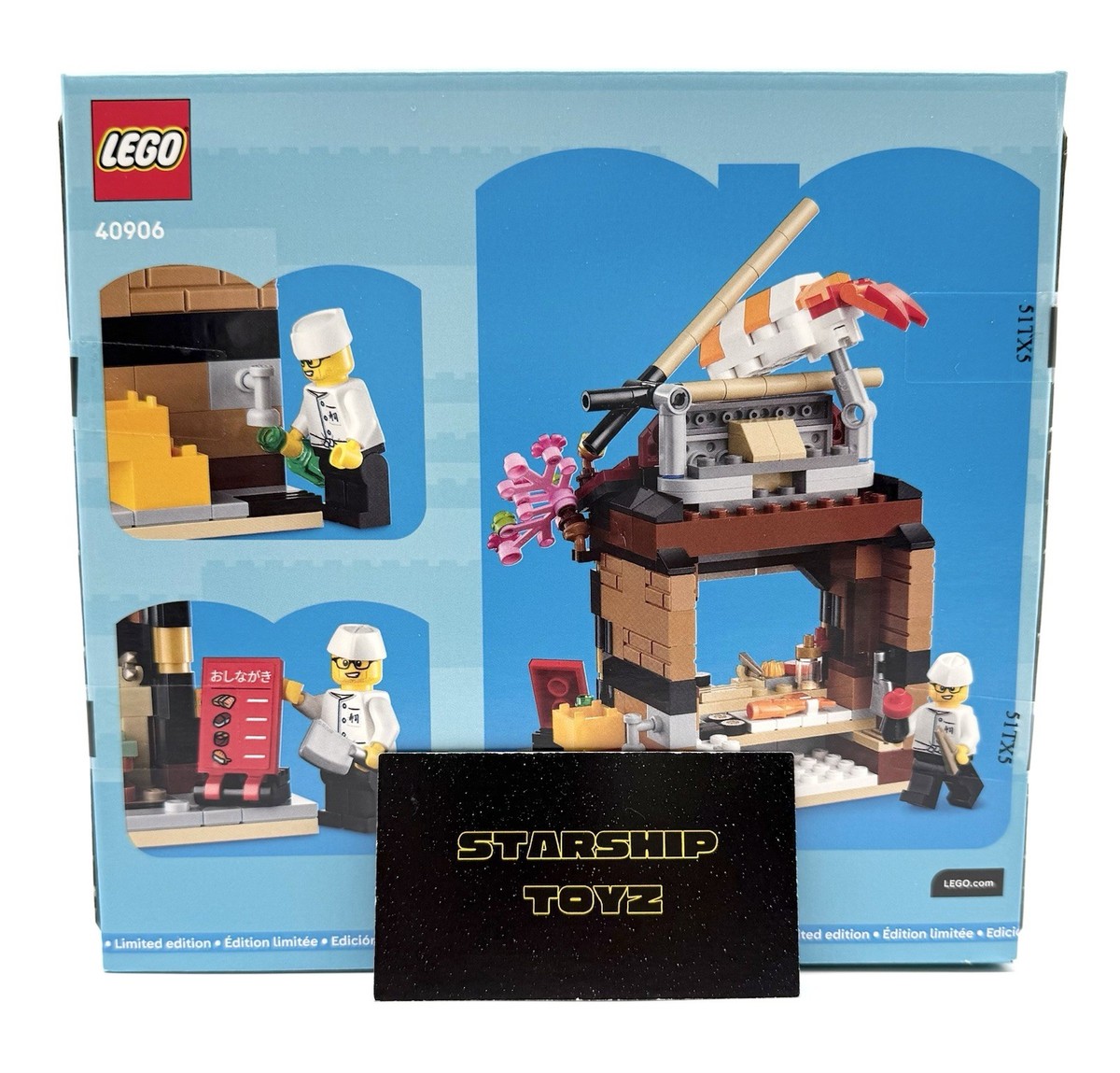 CUBE※プロフ必ずご確認ください New LEGO Restaurants of the World: Japan Chef Minifigure Sushi