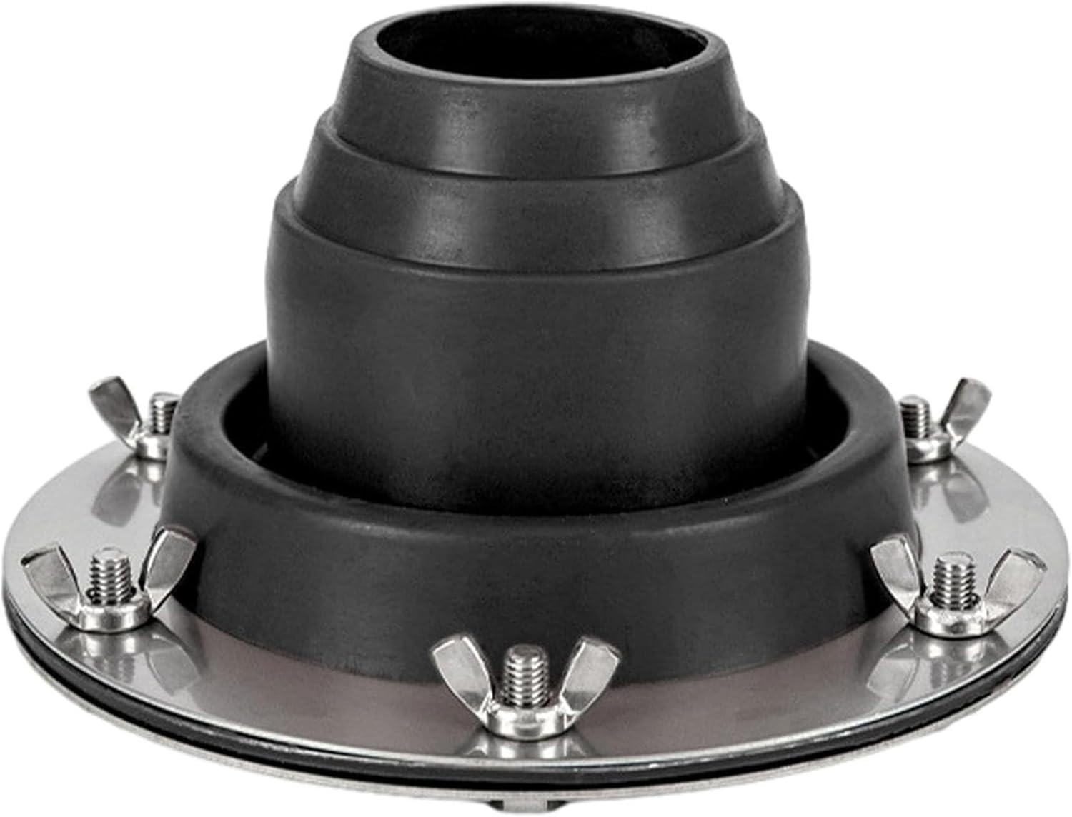 Tent Stove Jack Kit: Flexible Silicone Pipe Boot, High Temp Flue Flashing for