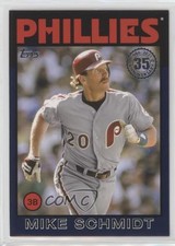 2021 Topps 1986 Baseball 35th Anniversary Series 2 Blue Mike Schmidt HOF 06n6