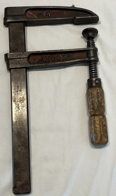 Draper 'Richa'  F Clamp  No. 4, 9'' Throat  Made in Germany Antique