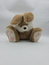 Cute Brown Puppy Dog Plush Stuffed Animal Soft Toy 8  Unbranded
