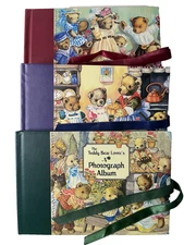 Vintage 1998 The Teddy Bear Lover's Photograph Album Box Set: (3) Unused Albums