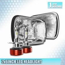 5x7 7x6 H6054 Glass LED Lamp DRL H4 9003 For YJ XJ Offroad Vehicle