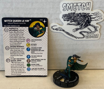 SWB 056 Witch Queen Le Fay Super Rare Heroclix Secret Wars Battleworld 2018 SWBW