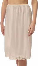 Ladies Marlon Polyester Lace 24" Waist Slip – Soft Cling-Resistant Underskirt