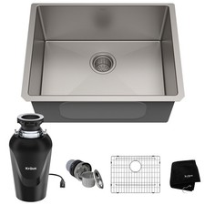 Kraus KHU101-23-100-75MB Standart PRO 23" Undermount Single Basin - Stainless