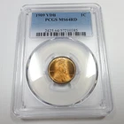 1909 P VDB PCGS MS64 RD Red - Lincoln Wheat Penny Cent 1c US Coin #56857A