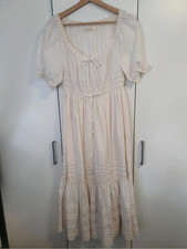 Christy Dawn Brynne Dress Pearl Petite S White Embroidered Dress