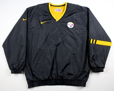 Pittsburgh Steelers Vintage 90's Nike Pro Line Reversible Windbreaker Jacket XL