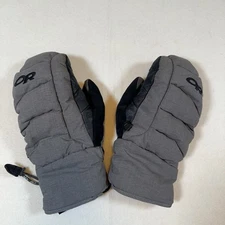 Outdoor Research Mittens Large Primaloft Insulated Leather Gloves Unisex Warm