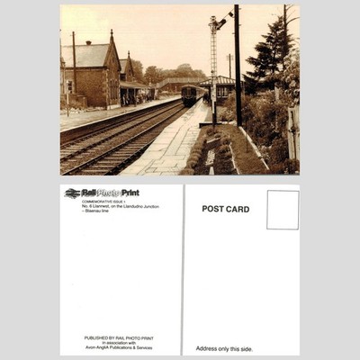 Postkarte - Bahnhof Llanrwst Llandudno Kreuzung - Blaenau Linie UNBESPIELT