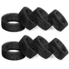 Cat Water Fountain Filters for Stainless Steel Pet Fountain, 8 Pack Black