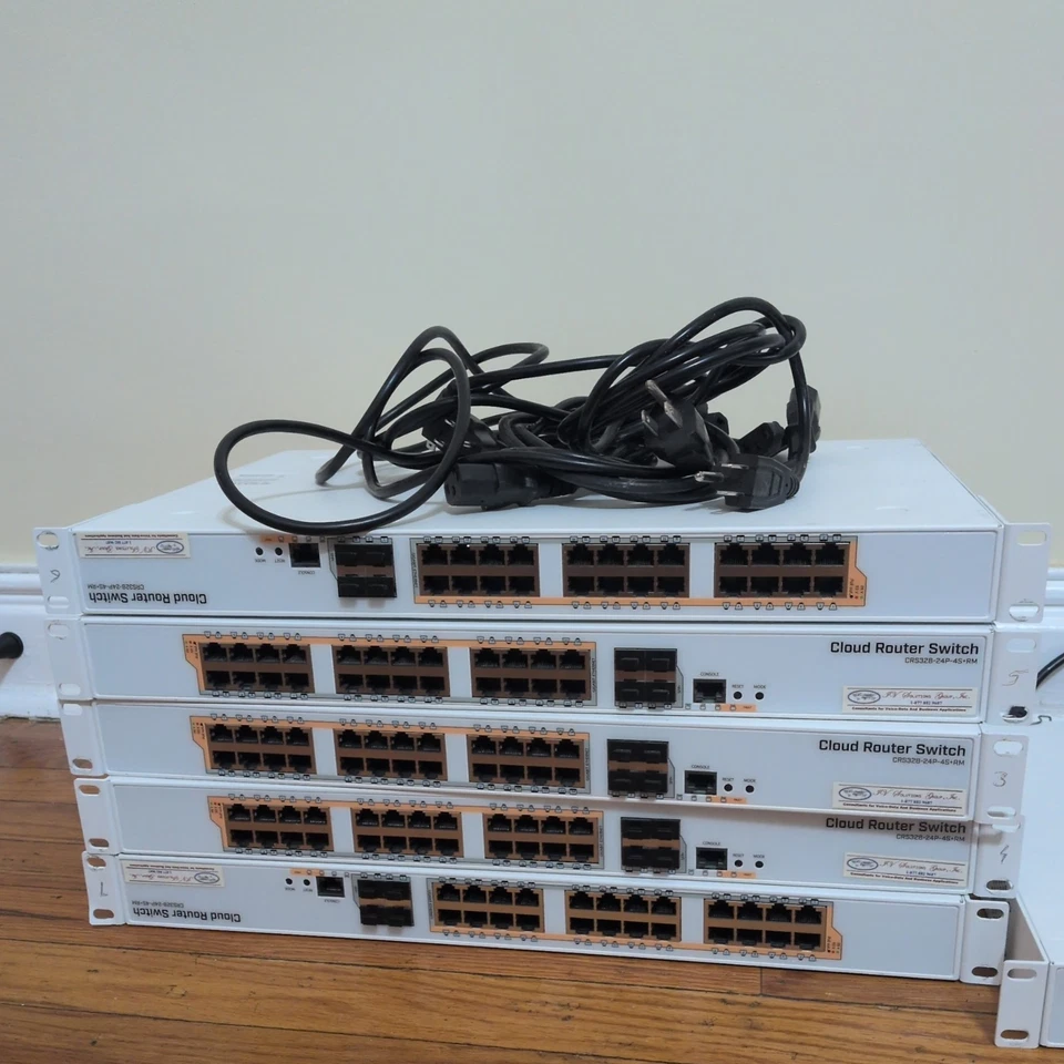 MikroTik CRS328-24P-4S+RM 24 Port Gigabit Ethernet Switch with 4 10Gbps SFP+ - Image 4 of 4