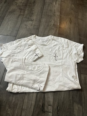Travis Scott Cactus Jack 3 Pack White Tees Medium