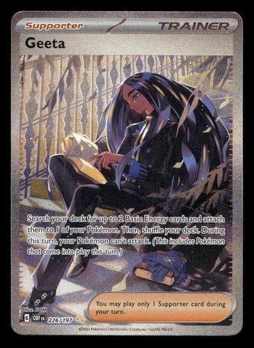 Geeta Holo Obsidian Flames 226/197 NM Pokemon