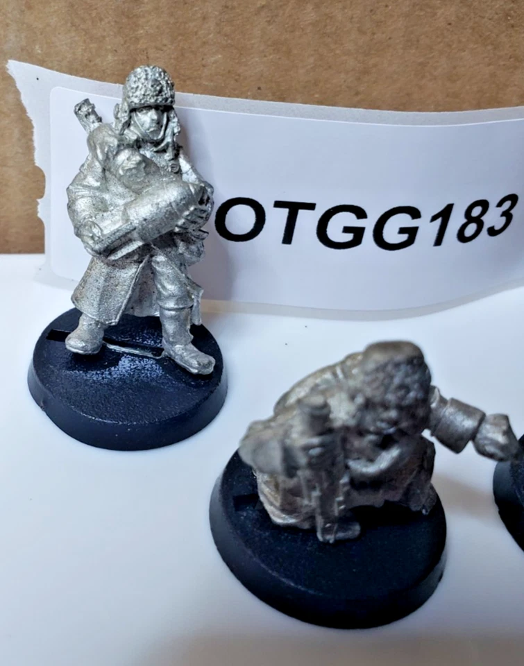 Warhammer 40K Ice Warriors Valhalla Mortar Loader/Operator Astra Militarum Metal - Image 4 of 4