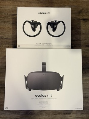 *RARE* Oculus Rift CV1 VR Virtual Reality Headset & Touch Controllers BRAND NEW