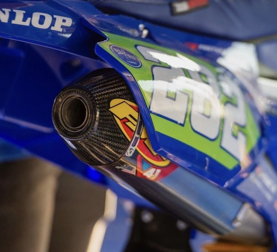 FMF Yamaha YZ250F / FX  Factory 4.1 RCT Slip-On Blue Titanium Exhaust 2019-2026 - Image 2 of 4