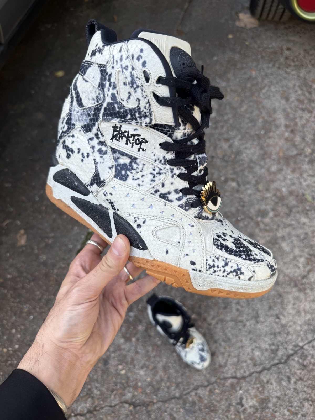 Reebok X Melody Ehsani Pump Python Women's Size 1… - image 1