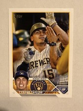 2023 Topps Series 1 Golden Mirror Variaton #61 Tyrone Taylor Brewers SSP