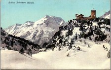 SWITZERLAND MALOJA old postcard [DTZ-10363]