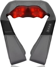Nekteck Shiatsu Neck Massager with Heat for Pain Relief Deep Tissue, Valentines