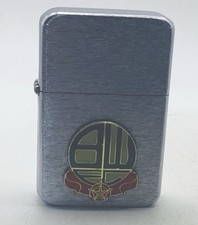 West Bromwich Albion Petrol Lighter Silver With 3D Badge Working Condition