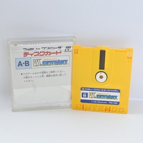 Famicom Disk VS EXCITE BIKE No Instruction Nintendo 1615 dk