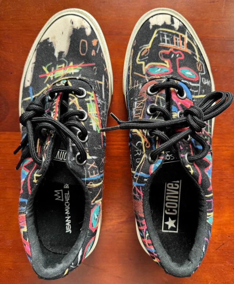 Converse Jean-Michel Basquiat x Skid Grip Kings of Egypt II Sneakers Women's 6.5
Opens in a new wind