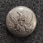 Silvered 2 piece Eagle Infantry Officer's Cuff  Button - BM - W H HORSTMANN phi