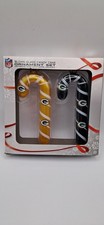 Green Bay Packers Blown Glass 2 Candy Cane 5