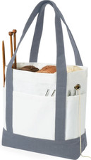 Yarn Bag, Canvas Tote Crochet Bag Organizer, Lightweight Yarn Storage Knitting B