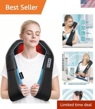 Deep Kneading Neck and Back Massager with Heat Perfect for Any Occasion