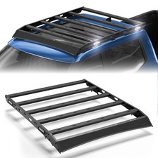 For 2022-2026 Toyota Tundra Crew Cab W Led Lights Top Roof Rack Cargo Carrier