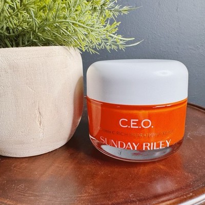 Sunday Riley CEO Vitamin C Protect Repair Cream 1.7 Oz Face Moisturizer Sealed