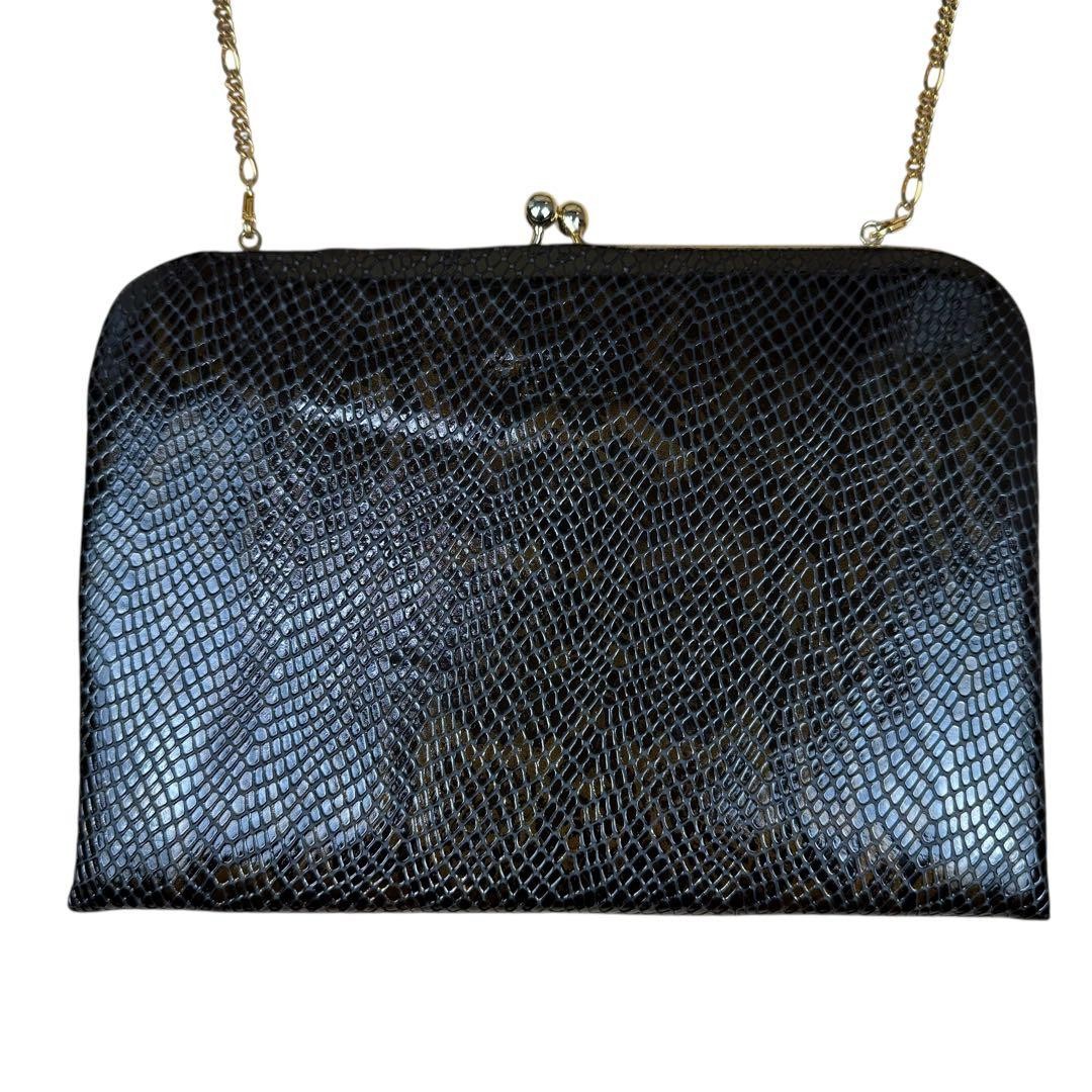 [Excellent Condition] FENDI Python Print Logo Emb… - image 2