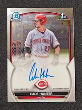 2023 Bowman Chrome - Prospect Autographs Cade Hunter #CPA-CH (AU, RC)